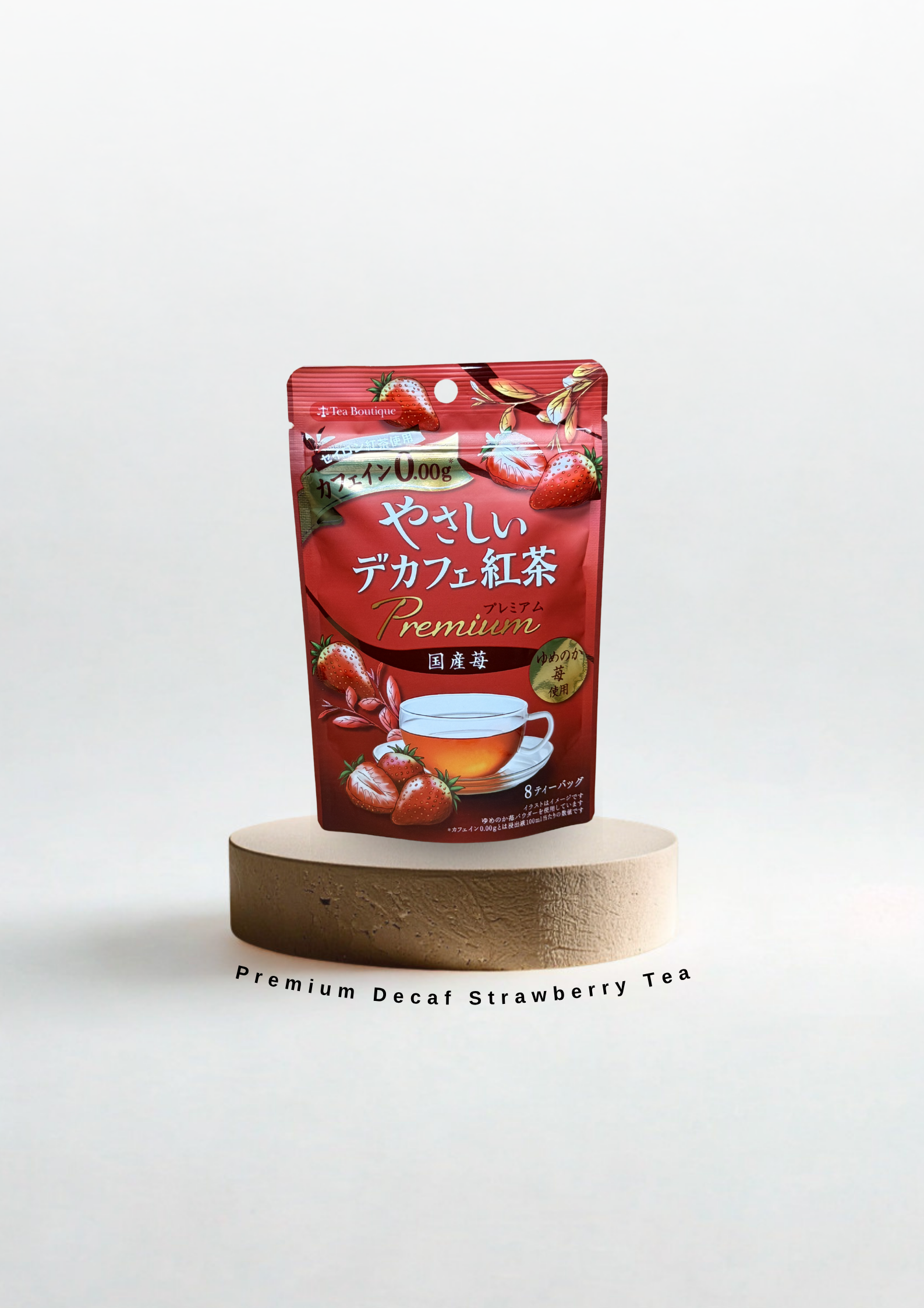 Premium Decaf Strawberry Black Tea
