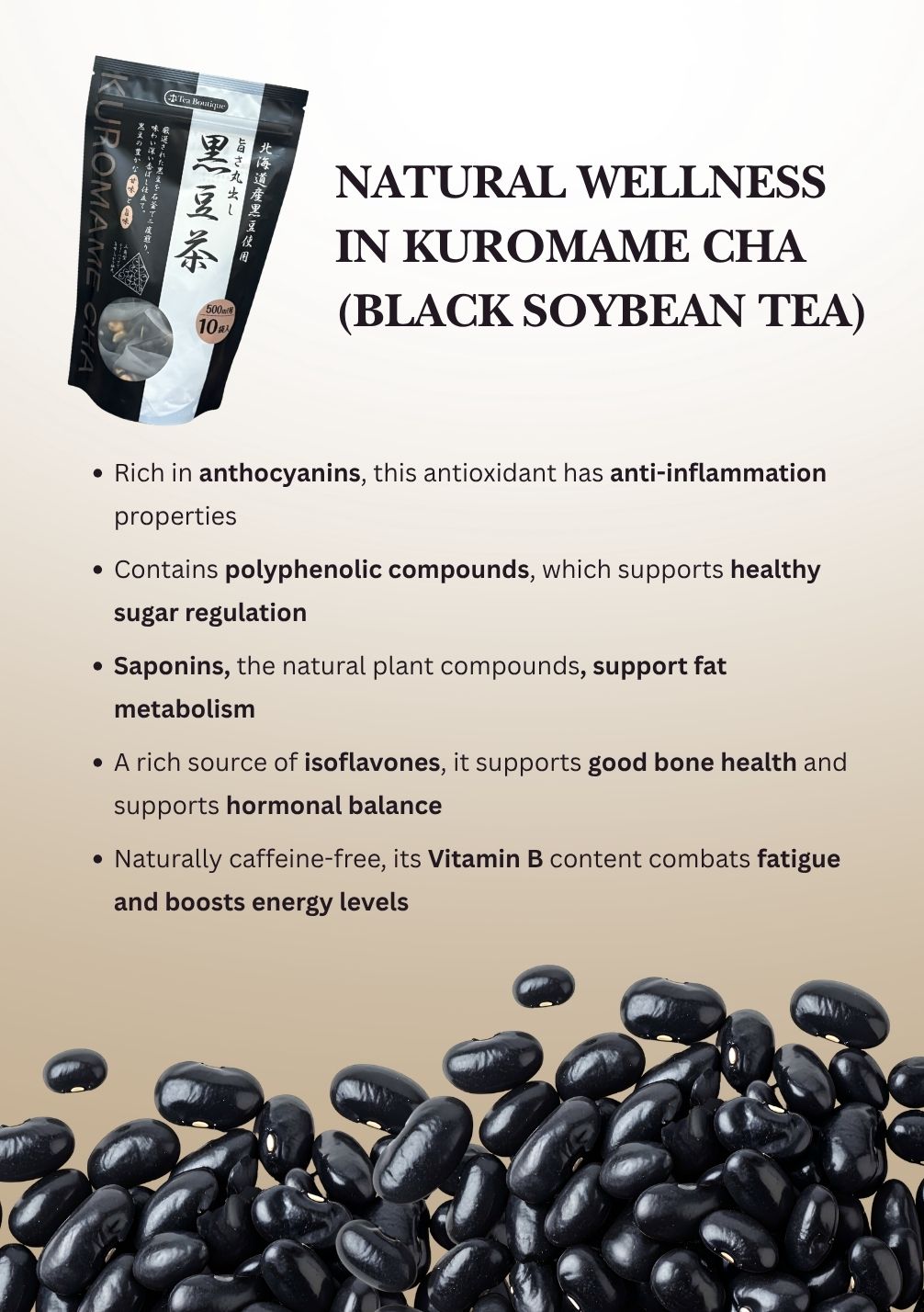 Kuromame Cha (Black Soybean Tea)