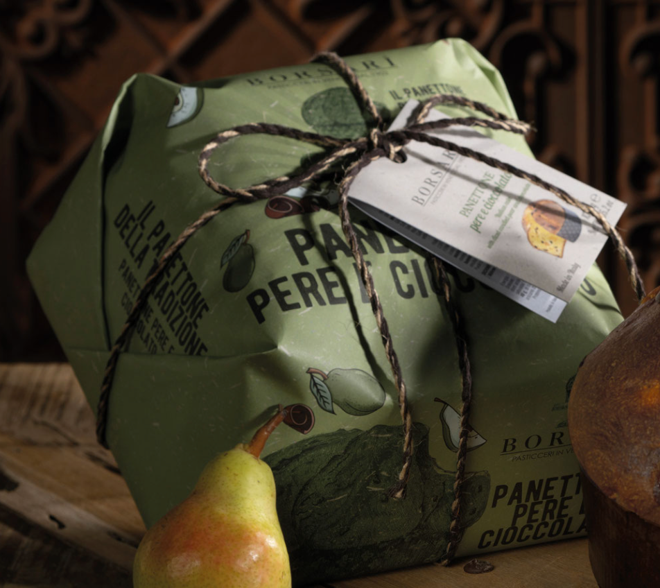 BORSARI Panettone Pear & Chocolate